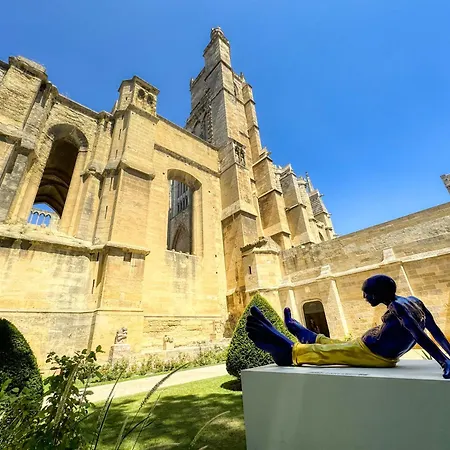 Le Jardin De La Cathedrale - T2 - Centre Ville - Emplacement & Vue Extraordinaires Narbonne Exterior photo